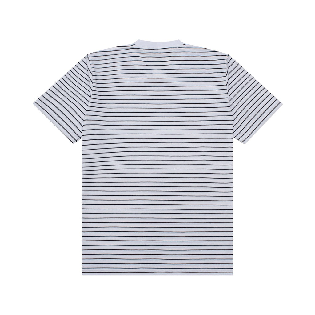 T-Shirt Stripe LUKE BLACK WHITE