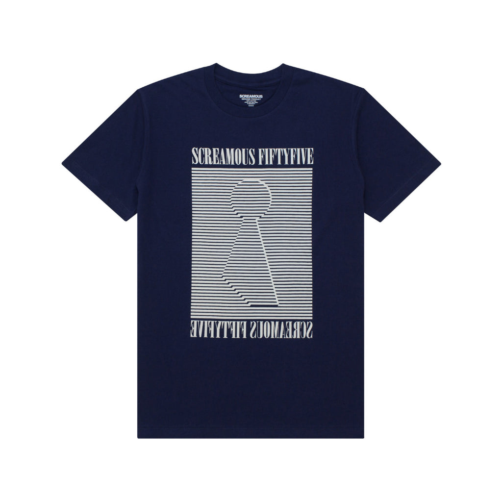 T-Shirt LINES NAVY BLUE