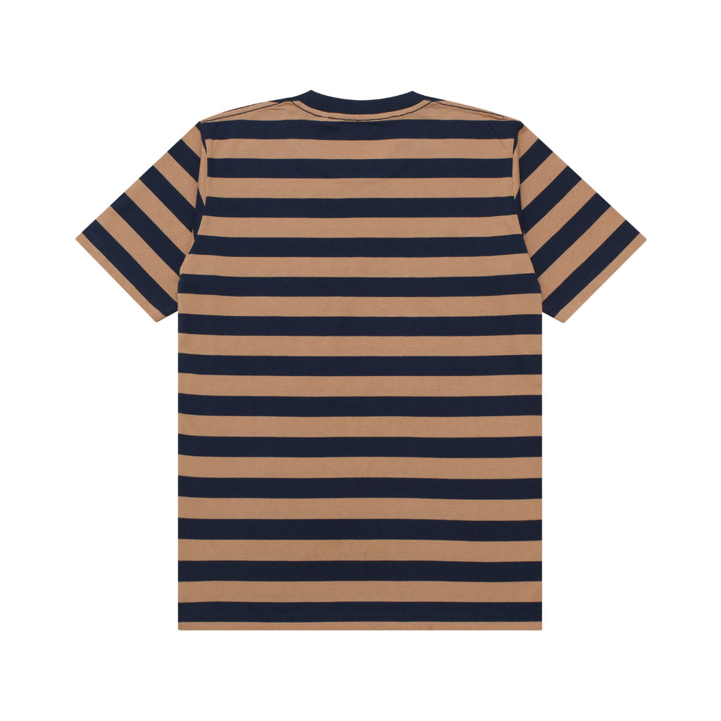 T-Shirt Stripe NEVILLE BROWN NAVY