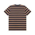 Load image into Gallery viewer, T-Shirt Stripe NEVILLE BROWN NAVY
