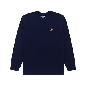 T-Shirt Longsleeves CROWN LOGO NAVY BLUE