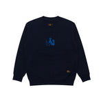 Load image into Gallery viewer, Crewneck BOLD CROWN NAVY BLUE
