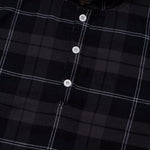 Load image into Gallery viewer, Flannel HoodieShirt ARCHIE BLACK MISTY
