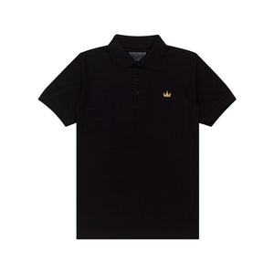 Polo Shirt CROWN GOLD BLACK