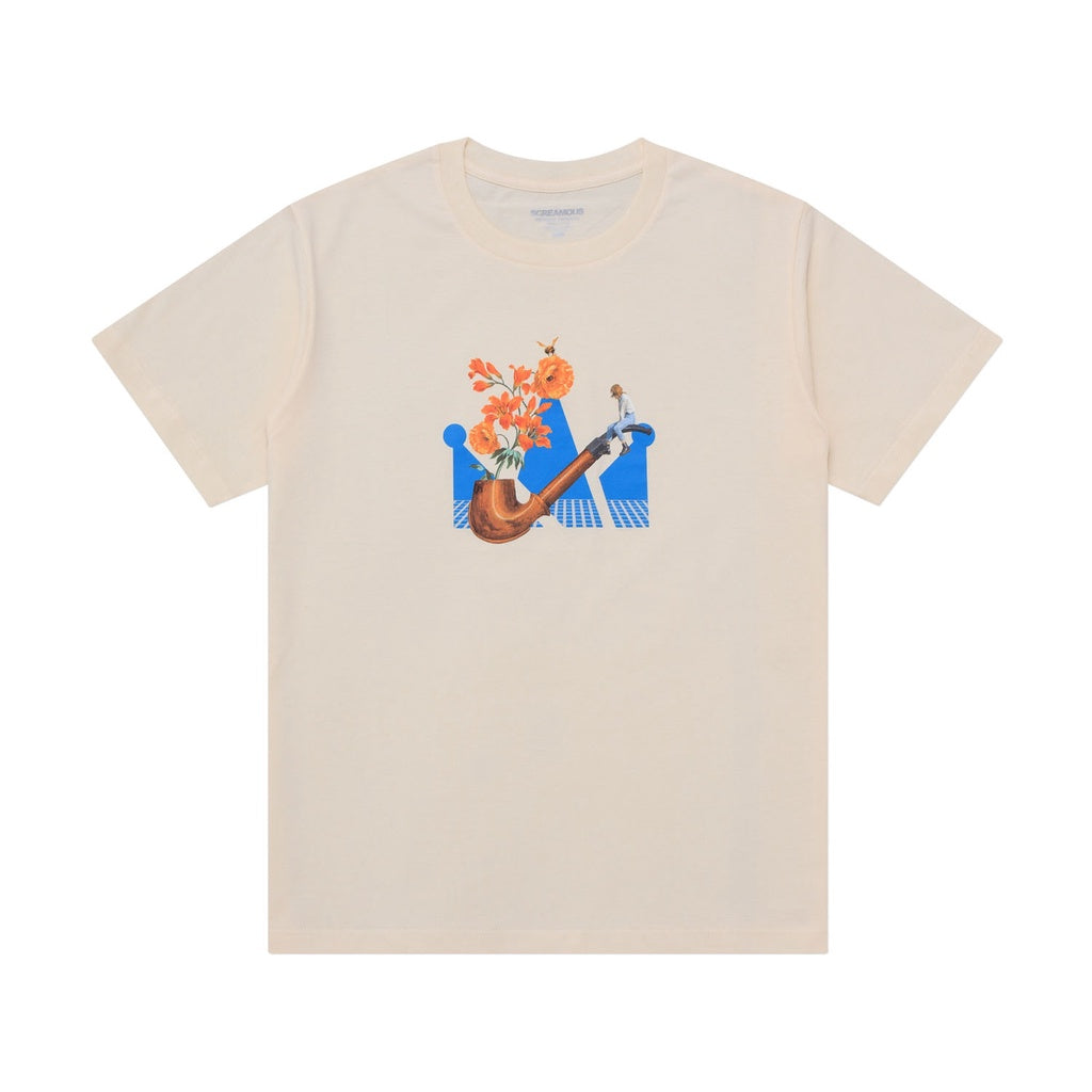 T-Shirt SMKING PIPE CREAM