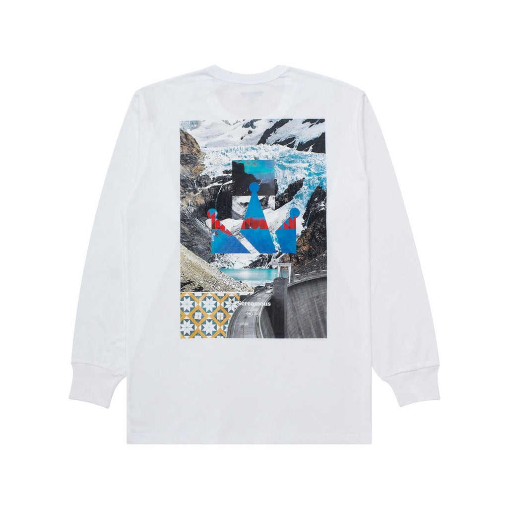 T-Shirt Longsleeves LANDSCAPE WHITE