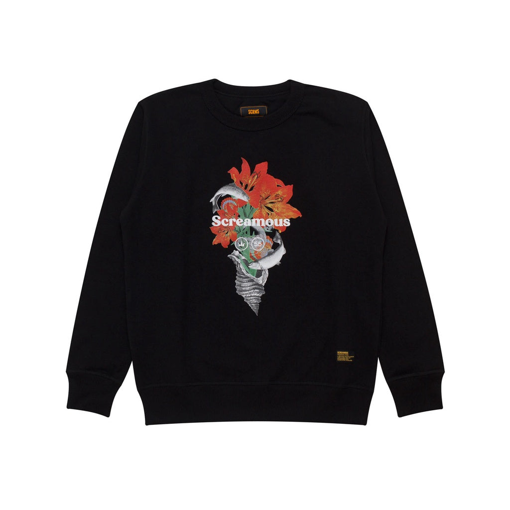 Sweater Crewneck SEASHELL BLACK